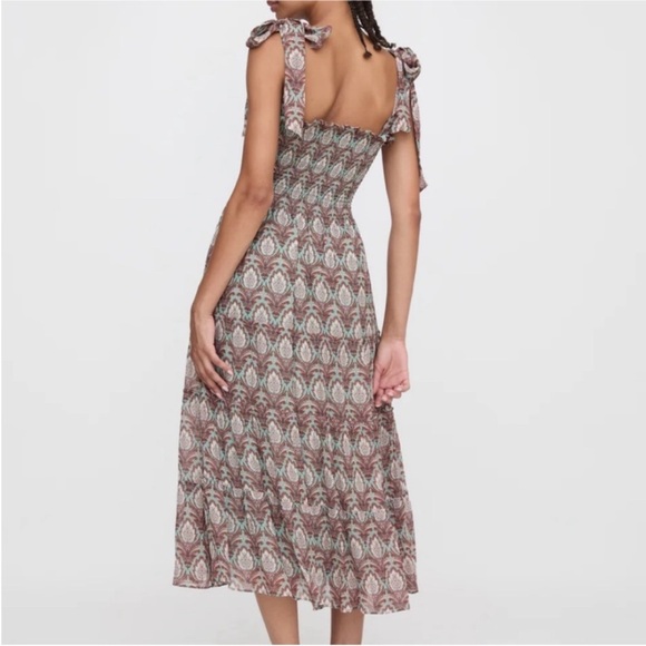 NEW Hill House Ribbon Ellie Nap dress. Pinecone Sage. M. NWT. - Picture 5 of 9